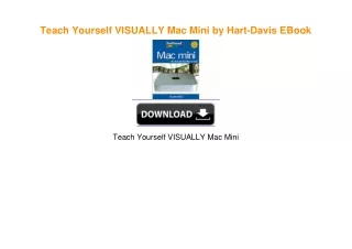 Teach Yourself VISUALLY Mac Mini by Hart-Davis EBook