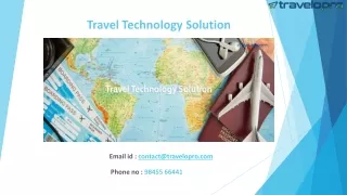 Travel Technology Solution