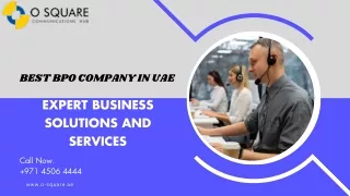 Best BPO Company in UAE Expert Business Solutions and Services