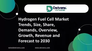 Hydrogen Fuel Cell Market