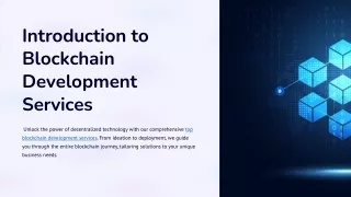 top blockchain development services