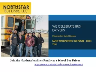 Join the Northstarbuslines Family as a School Bus Driver