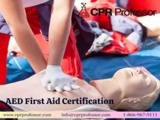 Is CPR & AED Certification Online Valid