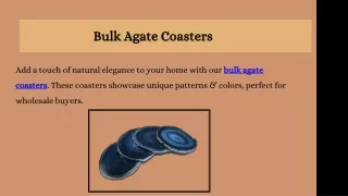 Bulk Agate Coasters