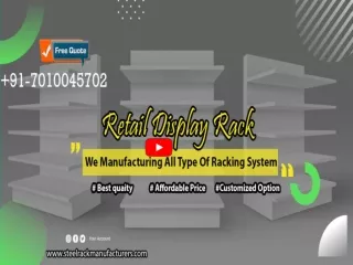 Retail Display Rack|Chennai|Vijayawada|Guntur|Tirupati|Kadapa