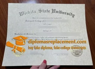 buy Wichita State University diploma, fake WSU degree for sale
