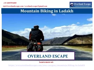 Mountain Biking in Ladakh