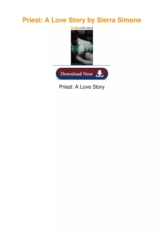 Priest: A Love Story by Sierra Simone