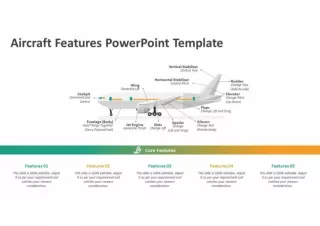 Aircraft Features PowerPoint Template