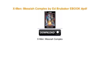 X-Men: Messiah Complex by Ed Brubaker EBOOK #pdf