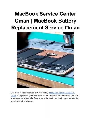 MacBook Service Center Oman _ MacBook Battery Replacement Service Oman (2)