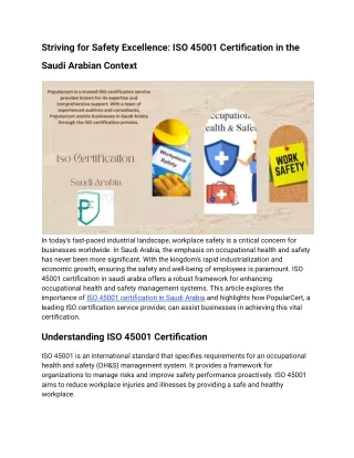 Striving for Safety Excellence_ ISO 45001 Certification in the Saudi Arabian Context (1)