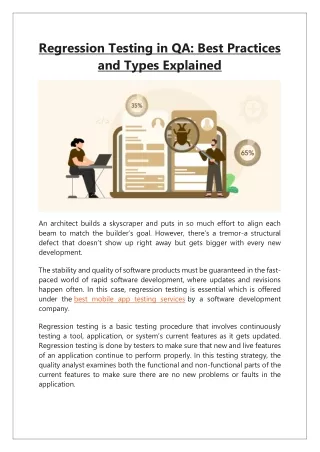 Regression Testing in QA- Best Practices and Types Explained