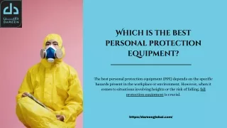 Which is the best personal protection equipment