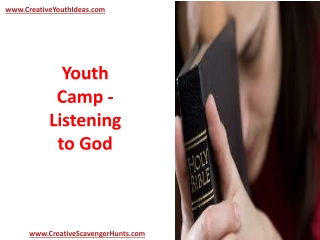 Youth Camp - Listening to God