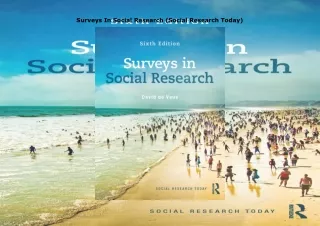 Download⚡️PDF❤️ Surveys In Social Research (Social Research Today)