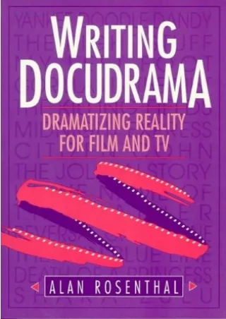 Ebook (download) Writing Docudrama: Dramatizing Reality for Film and TV