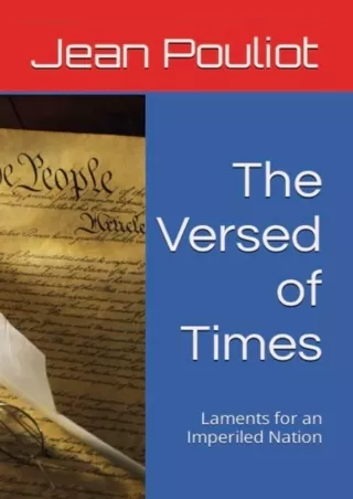 Download The Versed of Times: Laments for an Imperiled Nation