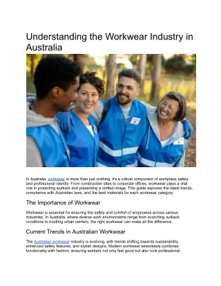 Understanding the Workwear Industry in Australia