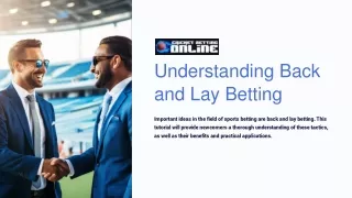 Understanding Back and Lay Betting for Beginners