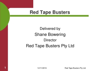 Red Tape Busters – Volunteering Sunny Coast
