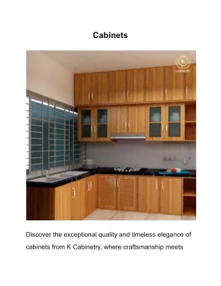 Cabinets