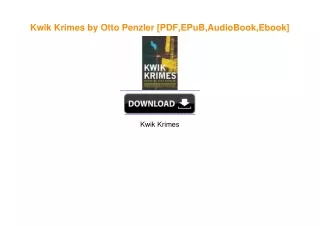Kwik Krimes by Otto Penzler ebook
