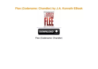 Flee-Codename-Chandler-by-JA-Konrath