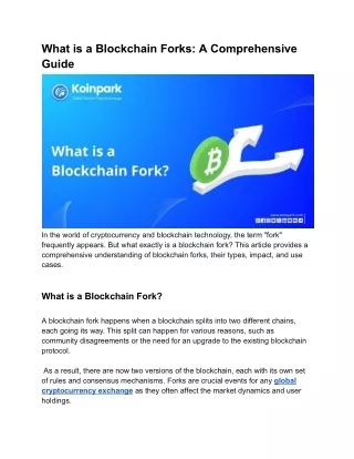 Understanding Blockchain Forks_ A Comprehensive Guide