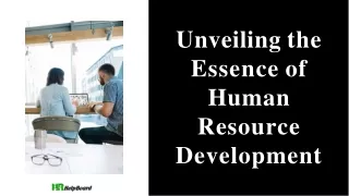 Human Resource Development