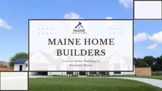 Maine Cottage House Plans - Maine Home Builders