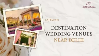 Explore Unique Wedding Venues in Gurgaon at Wedding Mantras