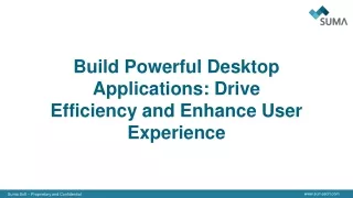 Desktop Application Development Services