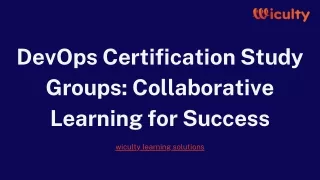 DevOps Certification Study Groups Collaborative Learning for Success