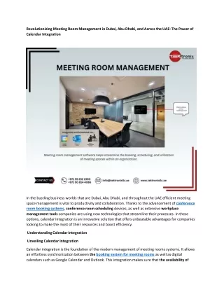 Revolutionizing Meeting Room Management in Dubai (1)