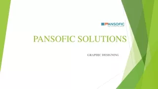 PANSOFIC SOLUTIONS GRAPHIC DESIGNING