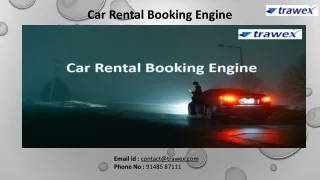 Car Rental Booking Engine