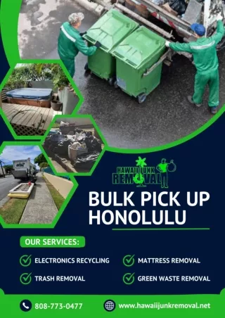 Bulk Pick Up Honolulu