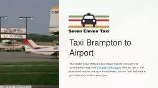 Taxi-Brampton-to-Airport