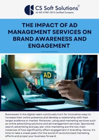 The Impact of Ad Management Services on Brand Awareness and Engagement