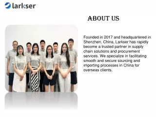 Larkser: Leading the Way in Best China Sourcing Agent