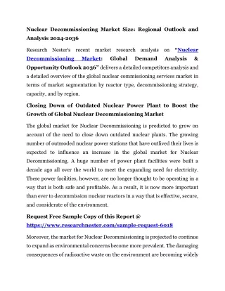 Nuclear Decommissioning Market