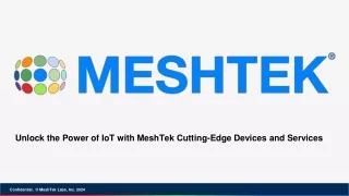 MeshTek's Advanced Solutions