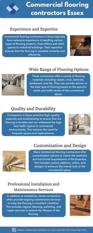 Commercial flooring contractors Essex