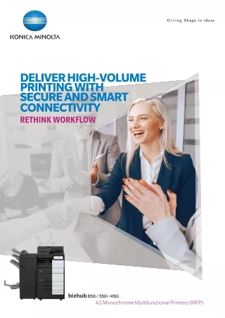 Multi Scanning and Fast Speed Office Printer | Konica Minolta India