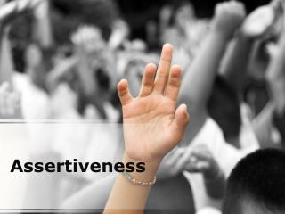 assertiveness (modern) powerpoint presentation content: 133