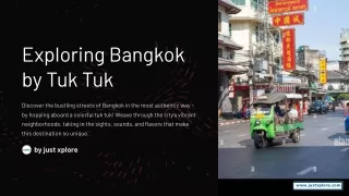 Tuk Tuk in Bangkok