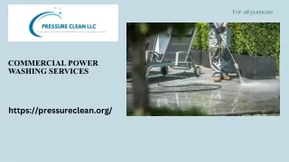 Professional Commercial Power Washing Services | Pressure Clean