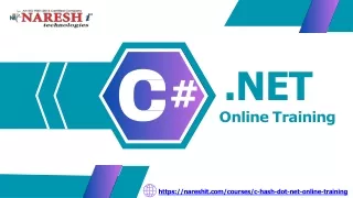 c# dot net online training in NareshIT