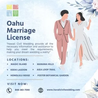 Oahu Marriage License